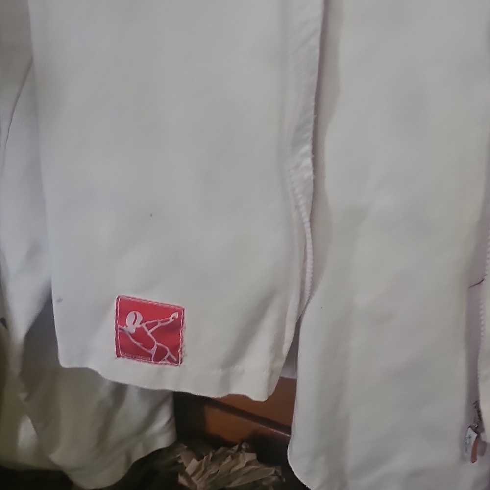 Blade Superior Apparel White Fencing Jacket Size Large